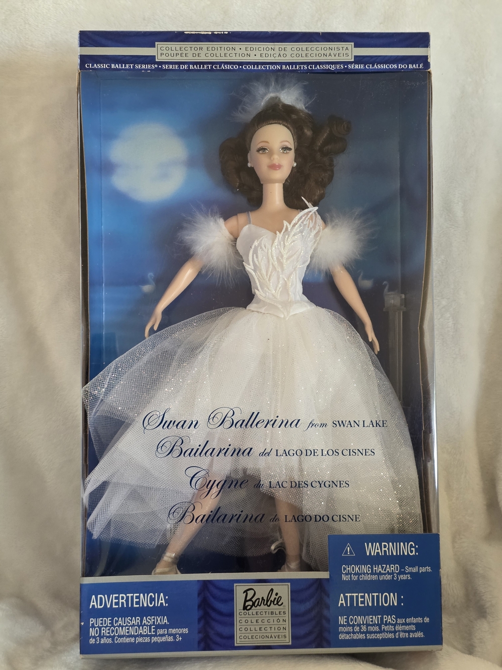 2001 Swan Ballerina Barbie Doll Classic Ballet Series Swan Lake NIB #53867